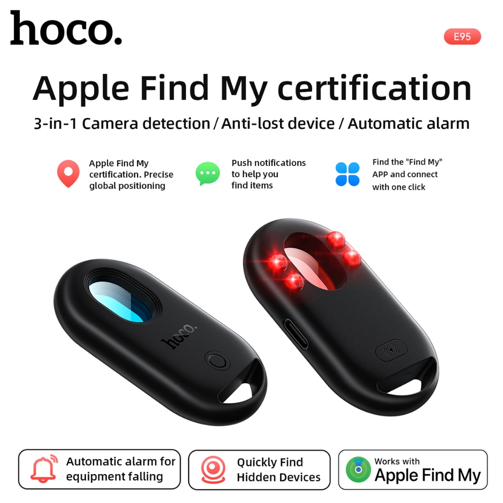 HOCO E95 Camera Detection And Anti-lost Device 2 in 1 Bluetooth Smart ...