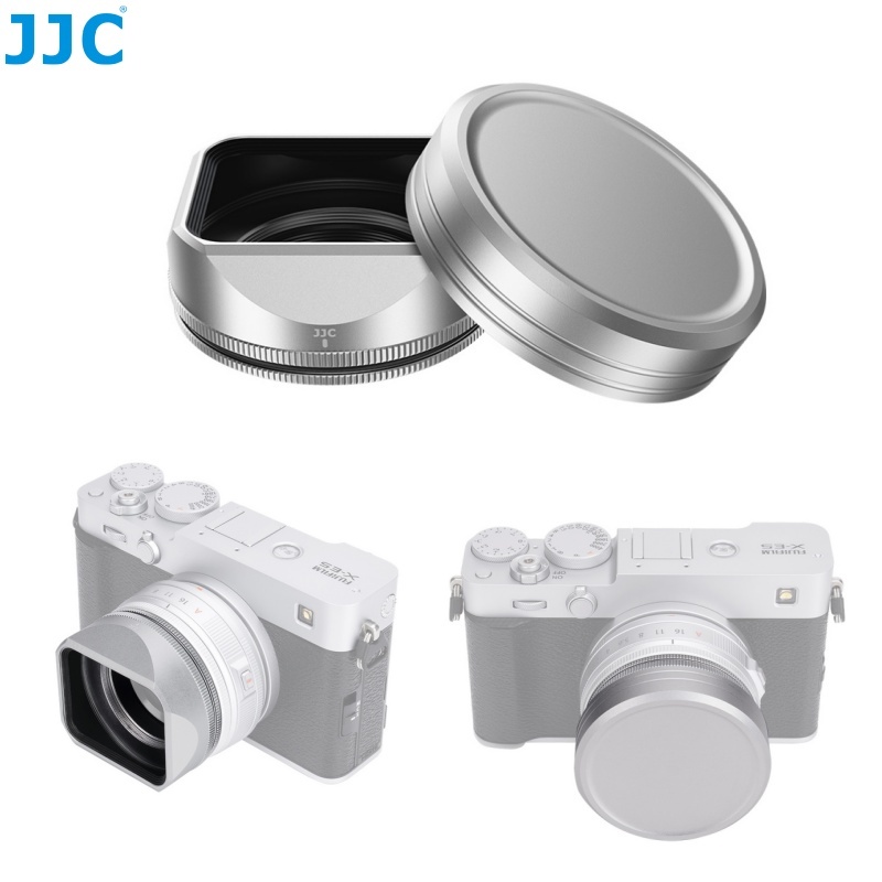 JJC Camera Lens Hood for Fujifilm XF 23mm F2.8 R WR on XE5 X-E5