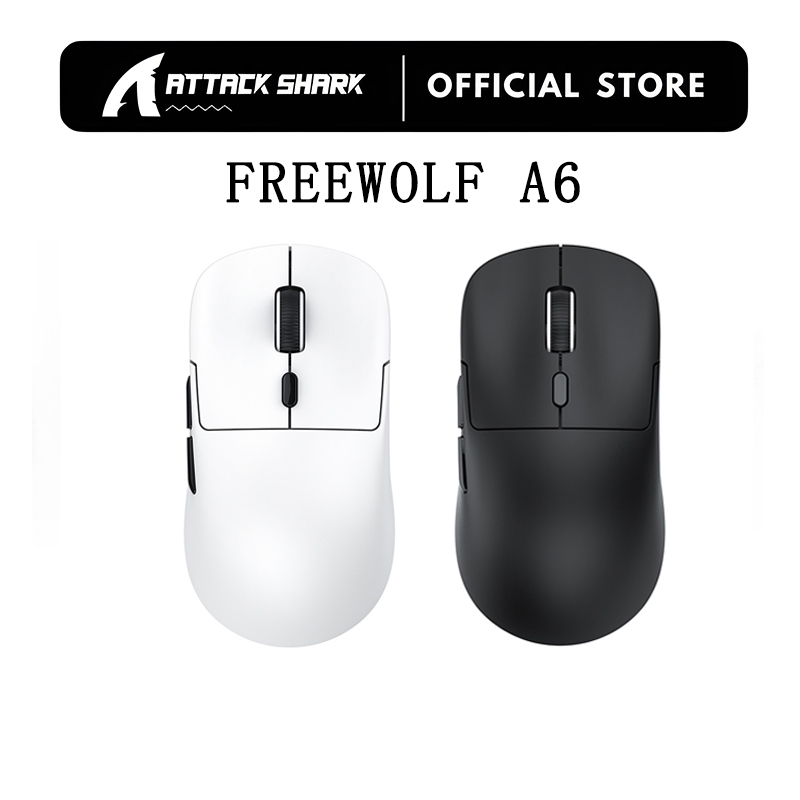 FREEWOLF A6 Wireless Bluetooth Gaming Mouse - 24000DPI PAW3311 Sensor ...