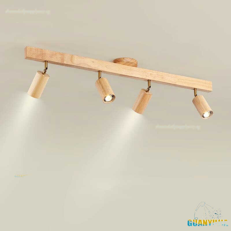 GYJ Modern Wooden Track Light Spotlight Downlight Aisle Light Living ...