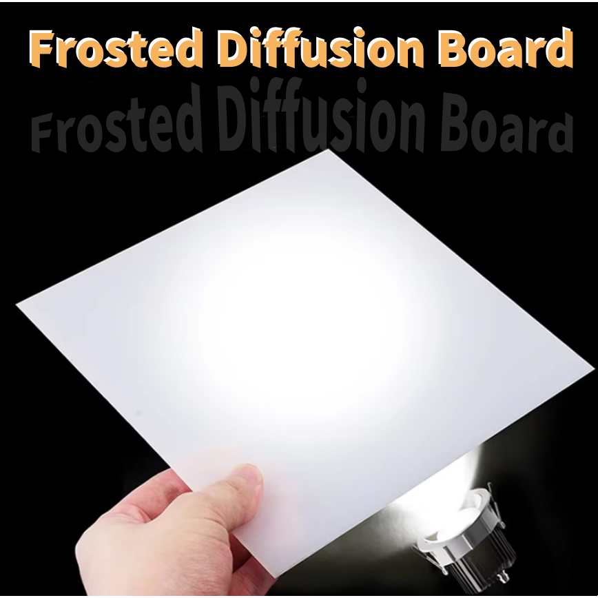 Frosted Diffusion Board Milk White Acrylic Sheet Frosted Cast ...