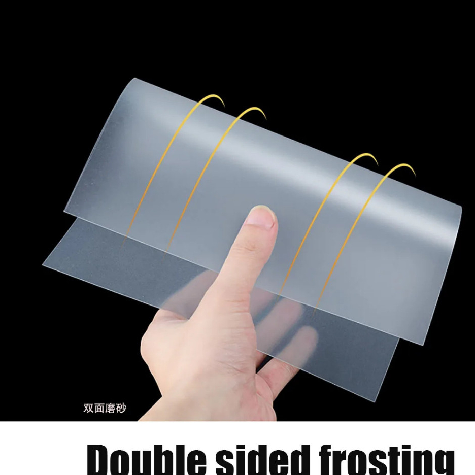 PP Frosted Translucent Board Plastic Sheet 100~300mm Model Board DIY ...
