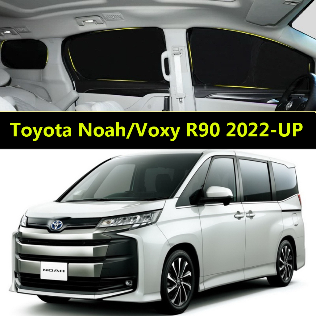 Car Sunshade for Toyota Noah/Voxy R90 2022-UP Fully Blackout Curtain ...