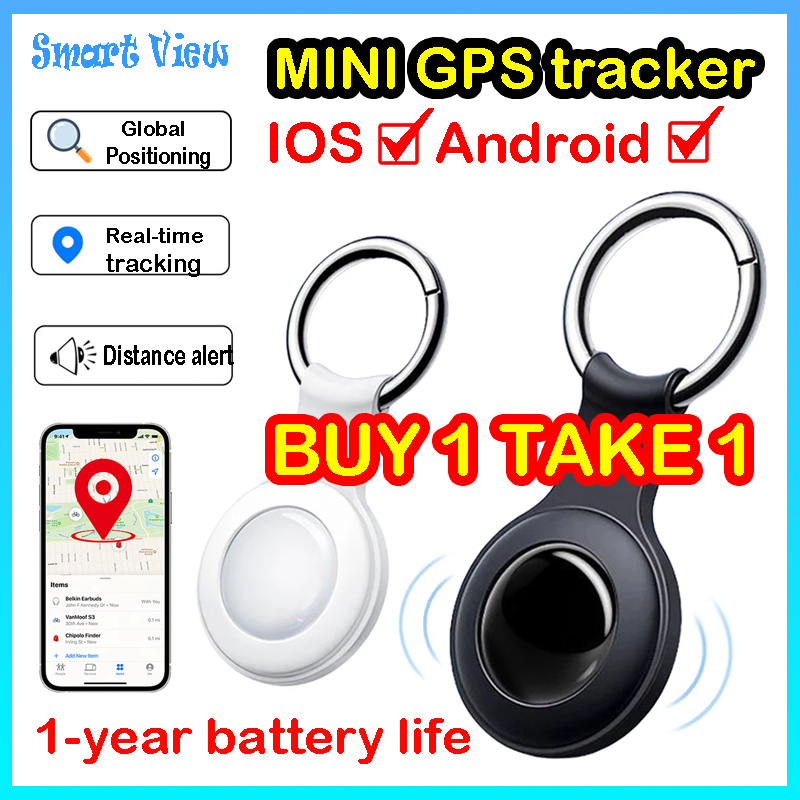 🔥BUY 1 TAKE 1🔥 Smart Bluetooth Tracker Mini Tag Anti Lost Bluetooth5.0 ...