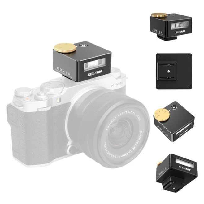 F50 set-top flash retro knob adjustment micro DSLR camera hot boots ...