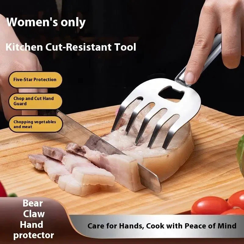 Meat Shredder Claws Ergonomic Food Shredding Fork Stainless Steel ...