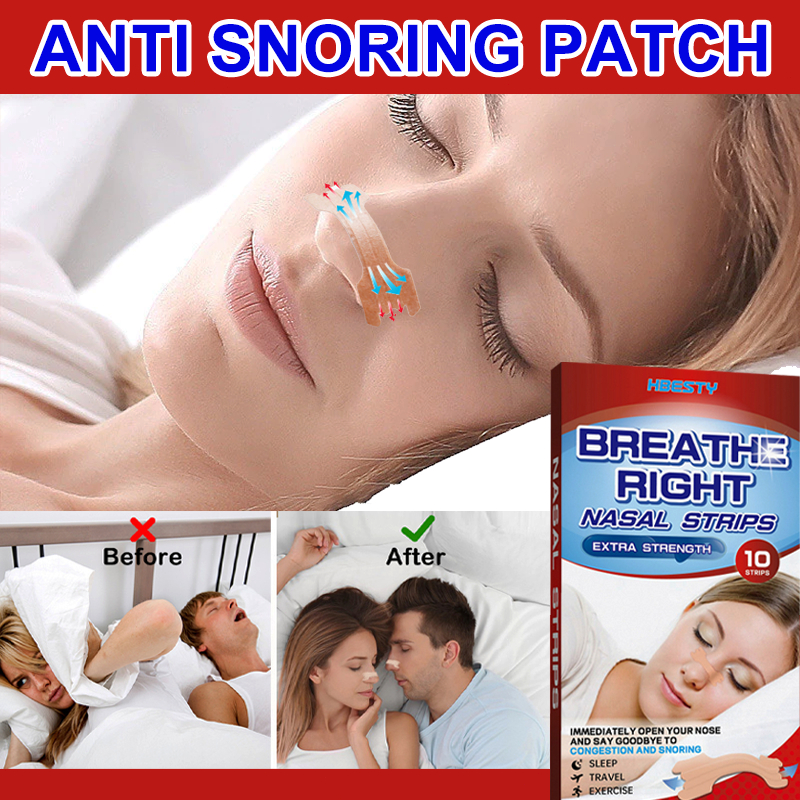 Anti Snoring patch 10 pcs Snoring Stopper Adult & Child Snoring Nasal ...