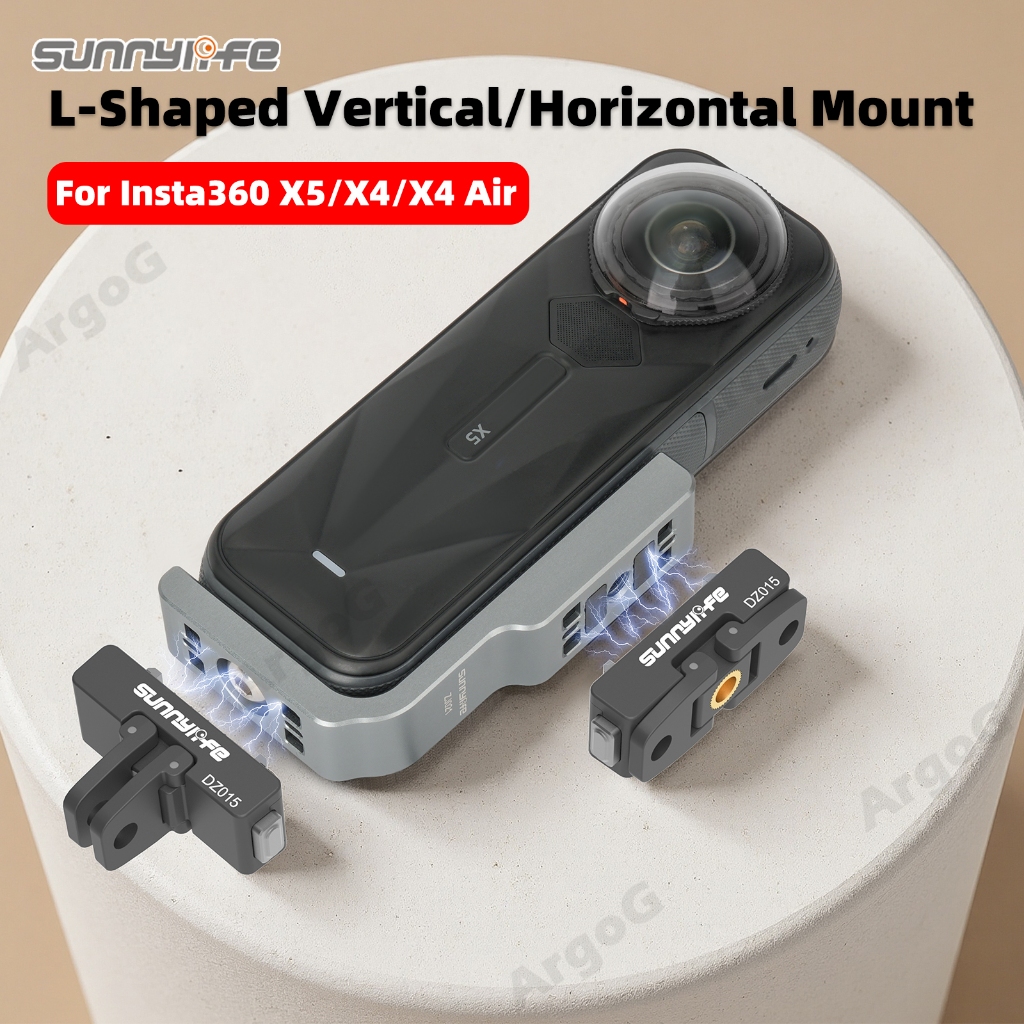 Sunnylife Vertical-Horizontal Mount for Insta360 X5/X4/X4 Air ...