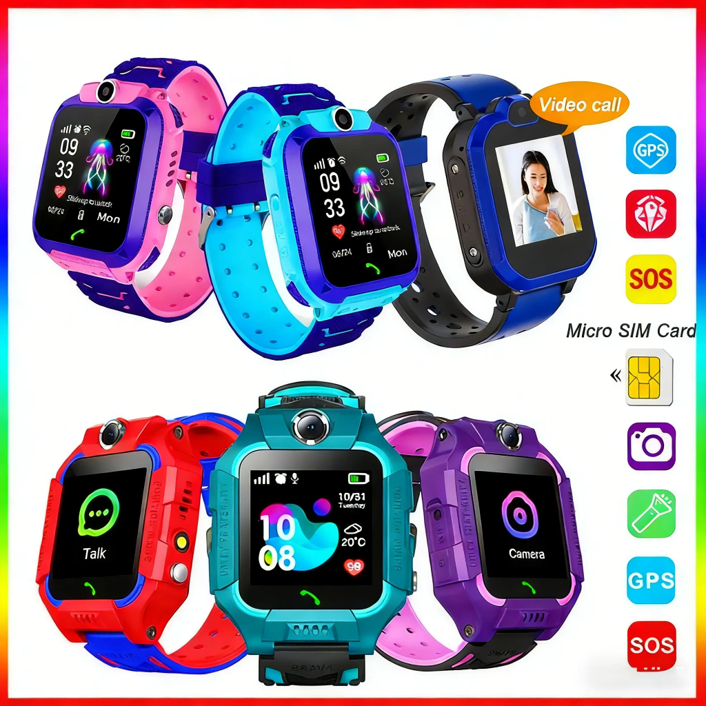 Kids Smart Watch SOS GPS Location Sim Card Call Child SmartWatch Camera ...
