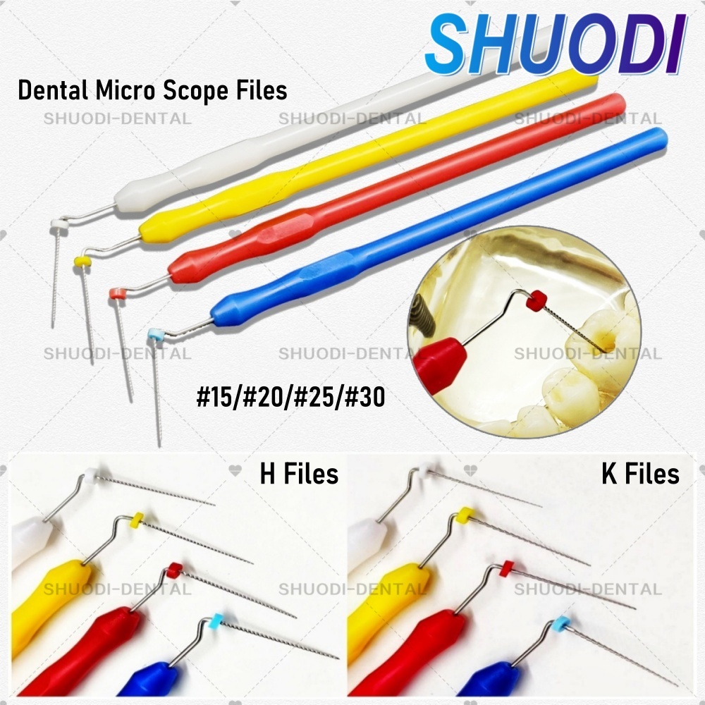 Dental Micro Scope File For Root Canal H File K Files Taper 0.02 ...
