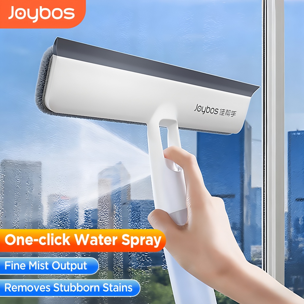 Joybos S06 Handheld Window Cleaner with Water Spray - Double Sided ...