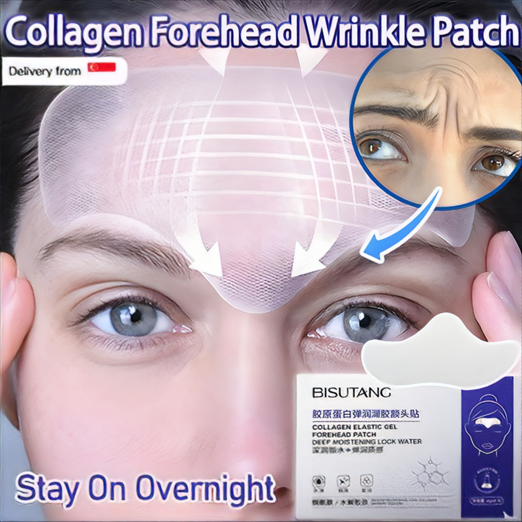 Collagen Forehead Wrinkle Patch 5pcs Face Wrinkle Repair Patches Fade ...