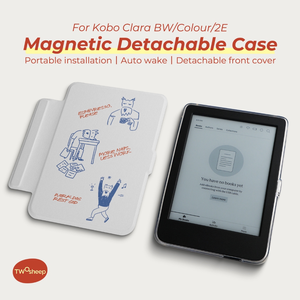 Twosheep suit for Kobo Clara BW Clara Colour Clara 2E 6 inch Case