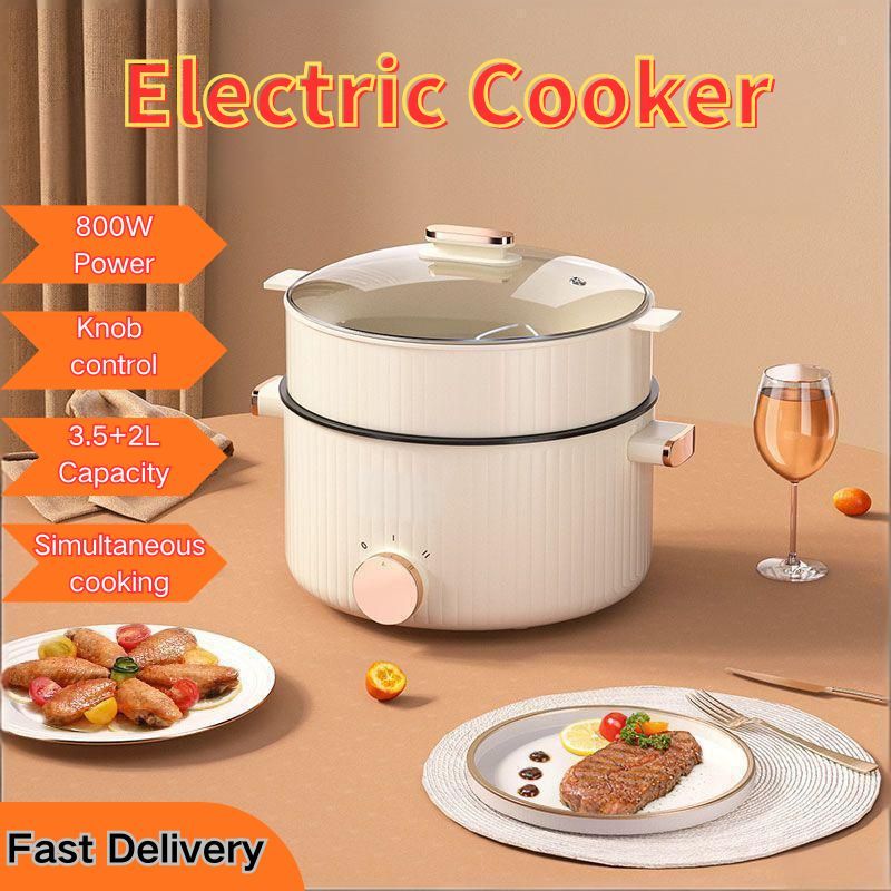 Large-Capacity Rice Cooker with Non-Stick Coating Multi-Functional ...