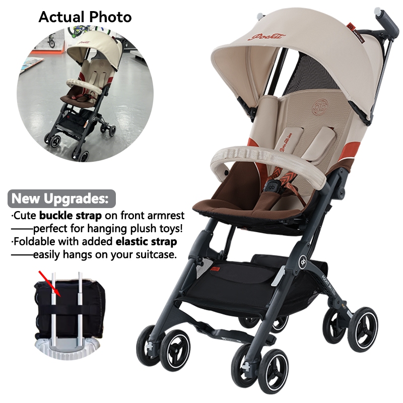 gb Pockit All-Terrain Stroller/Ultra Compact Lightweight Foldable