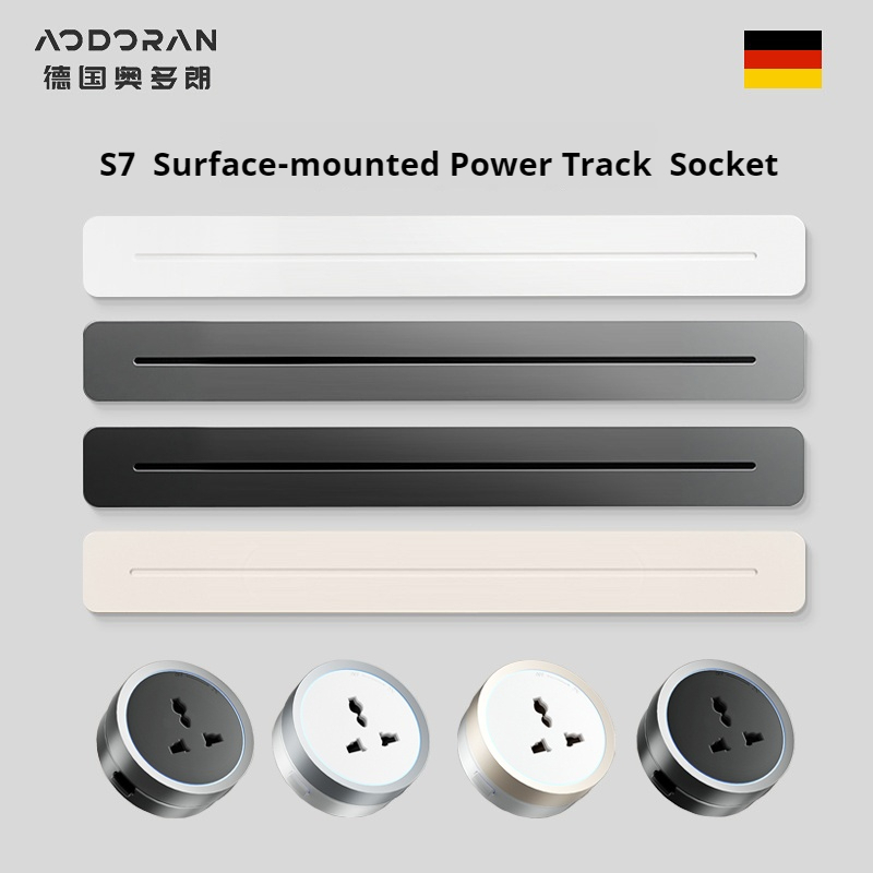 10000W High Power Track Socket Kitchen Integrated Power Strip Sliding ...