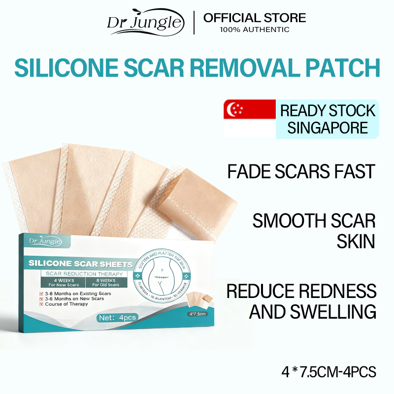 Dr Jungle Silicone Scar Patch - Fast Scar Removal, Lighten Scars ...