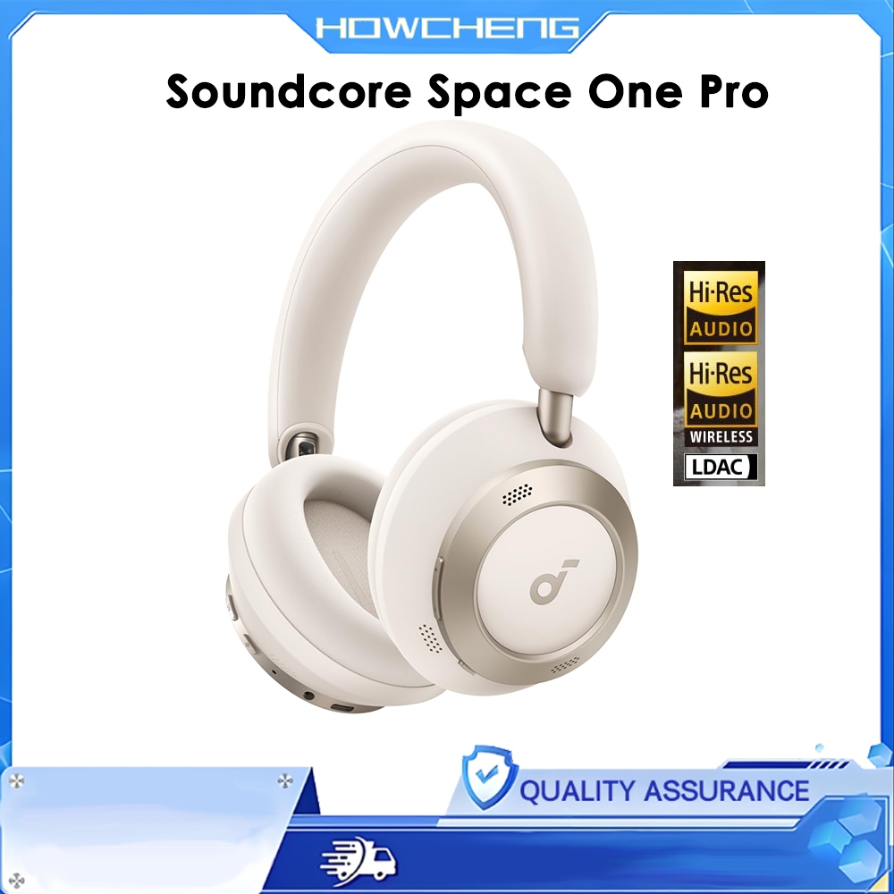 Soundcore Space One Pro Headphones Adaptive ANC, 6-Mic Array 60H ...