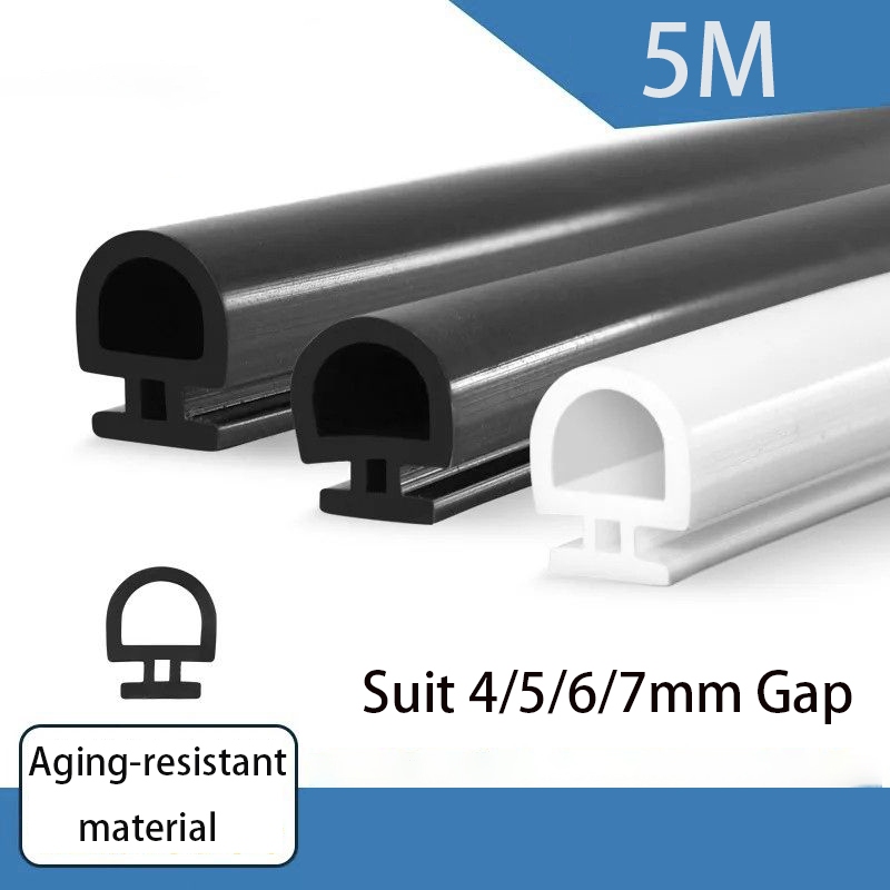 5M Silicone window sealing strips, age-resistant slot-type rubber ...