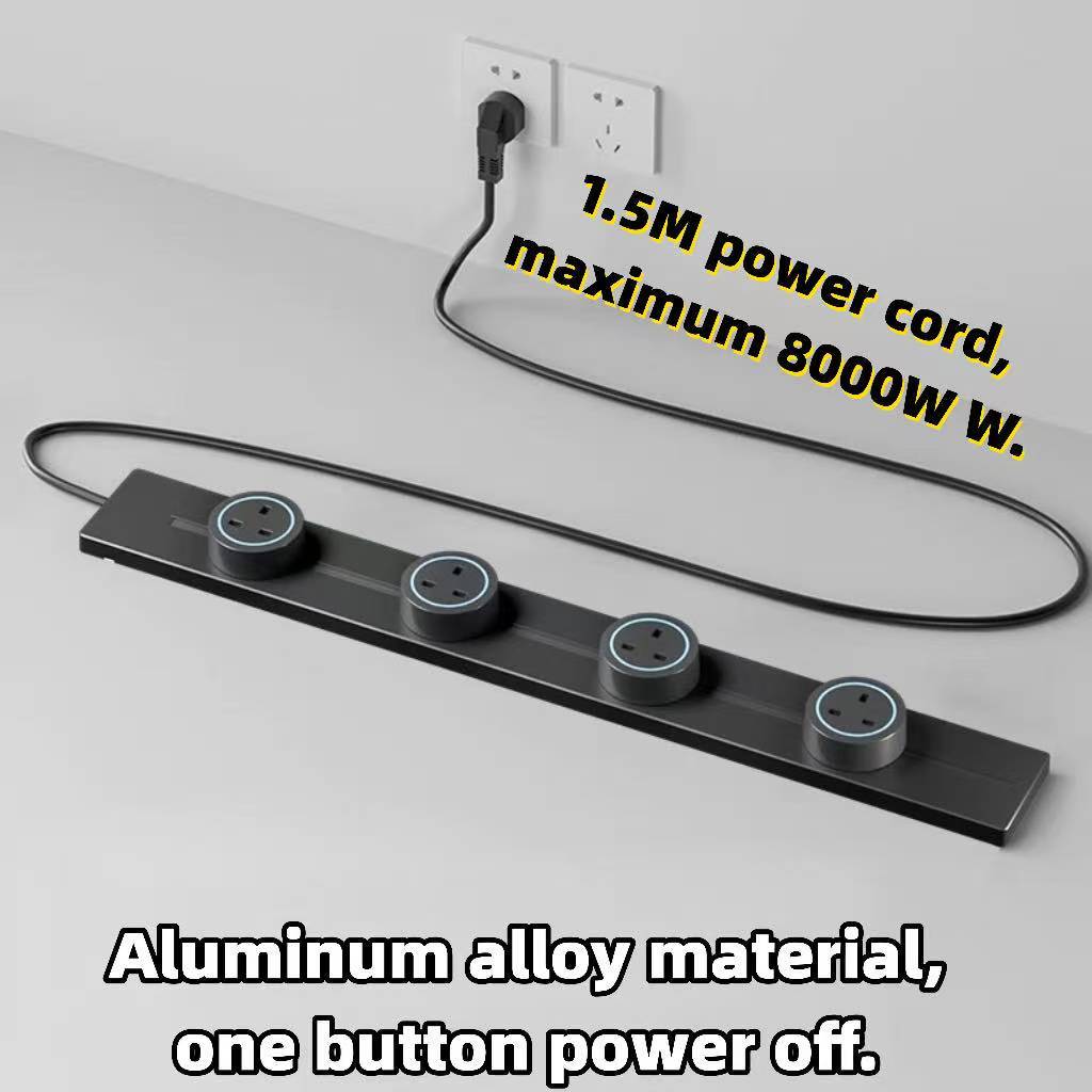 Latest Model / Ultra-thin with 1.5M Power Cord Rail / Multi-functional ...