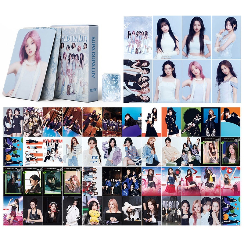 BABYMONSTER アヒョン トレカ SUPADUPALUV PSYCHO 55pcs/box BABYMONSTER Photocards SUPA DUPA LUV PSYCHO WE GO UP