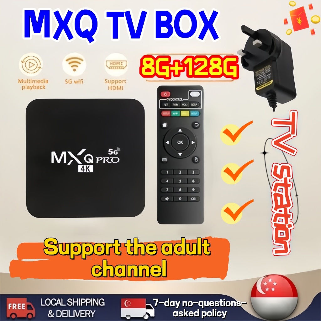 【Ready stock】MXQ Pro Android13 Smart TV Box 4KSmart Media Player Set ...