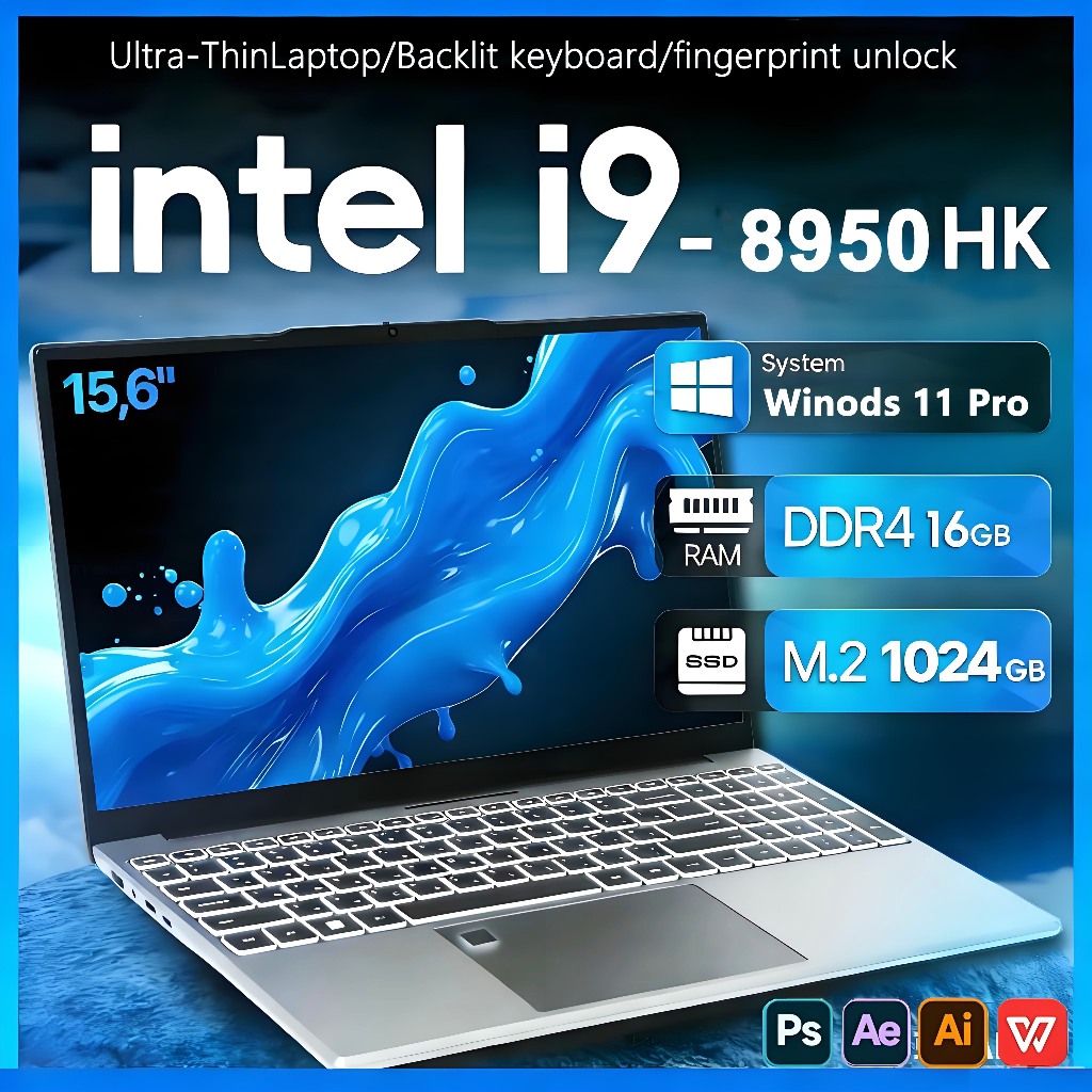 [3-year warranty] 2026 New Original Laptop Windows 11 Pro 15.6 Inch ...