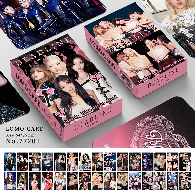 30pcs/box BLACKPINK Photocards DEADLINE JUMP KPOP LISA JENNIE ROSE
