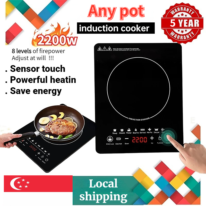 2200W Multifunctional Induction Cooker Touch Screen With 8 Layers of ...