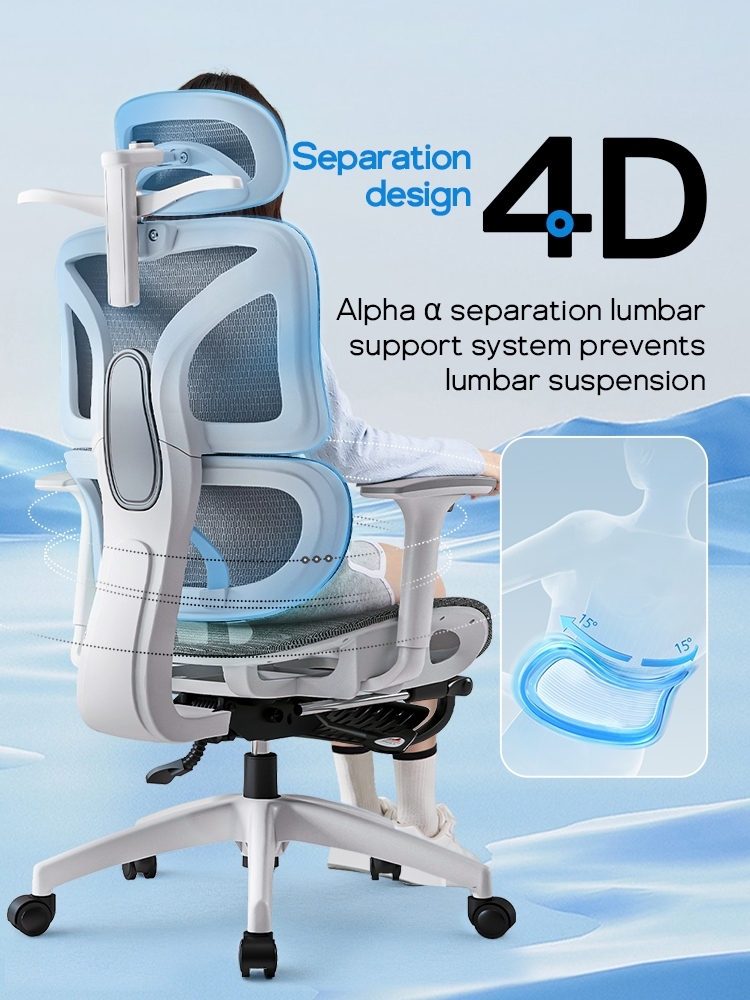 【3 Years Warranty】Xpanse W203 Ergonomic Ice silk Mesh Office Chair with ...