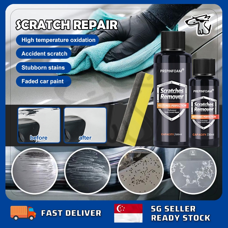 [SG Stock] Car Scratch Remover Kit Easy Scratch Repair & Polishing Wax ...