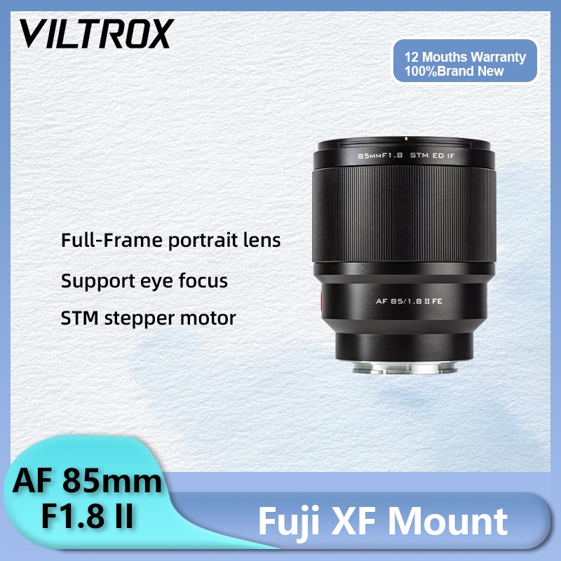 VILTROX 85mm F1.8 Lens - Full Frame Autofocus for Sony, Nikon, Fuji