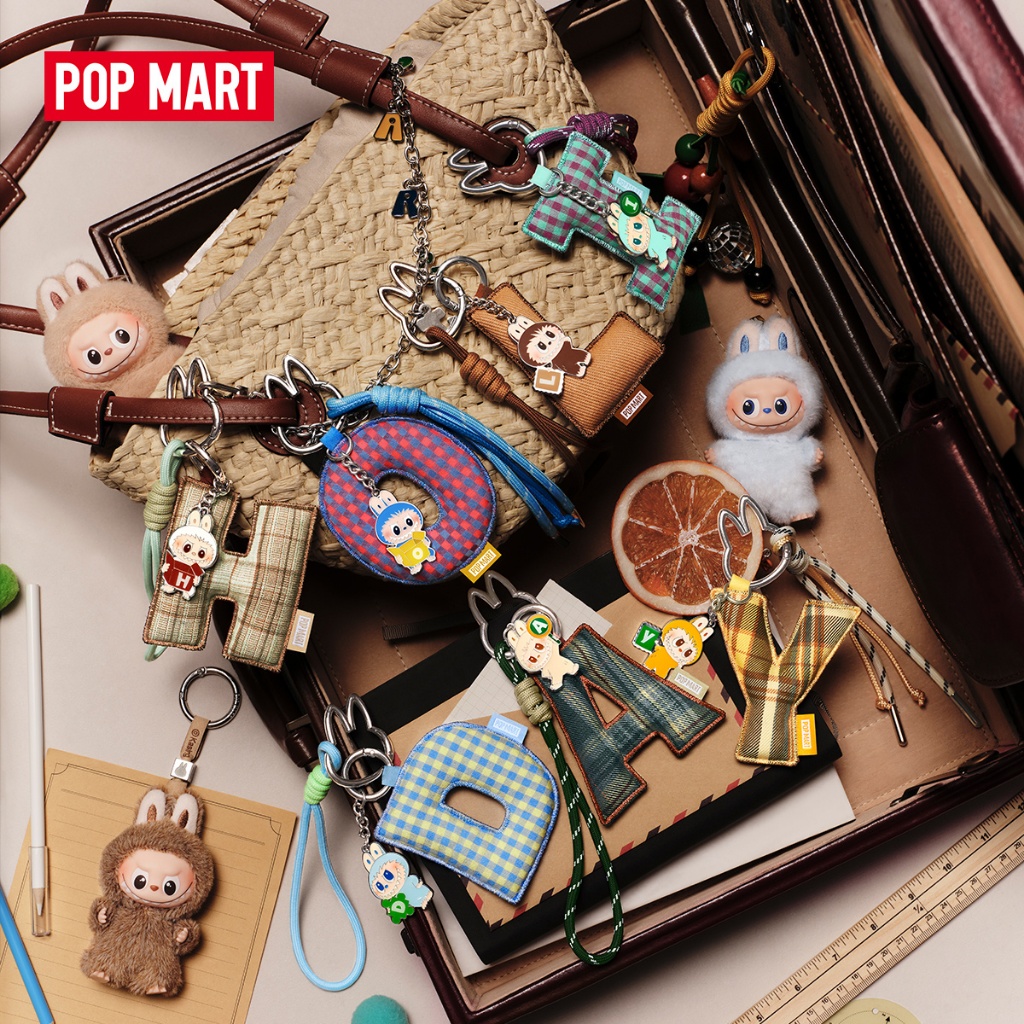 POP MART THE MONSTERS Pin for Love Series- Letter Pendant Blind