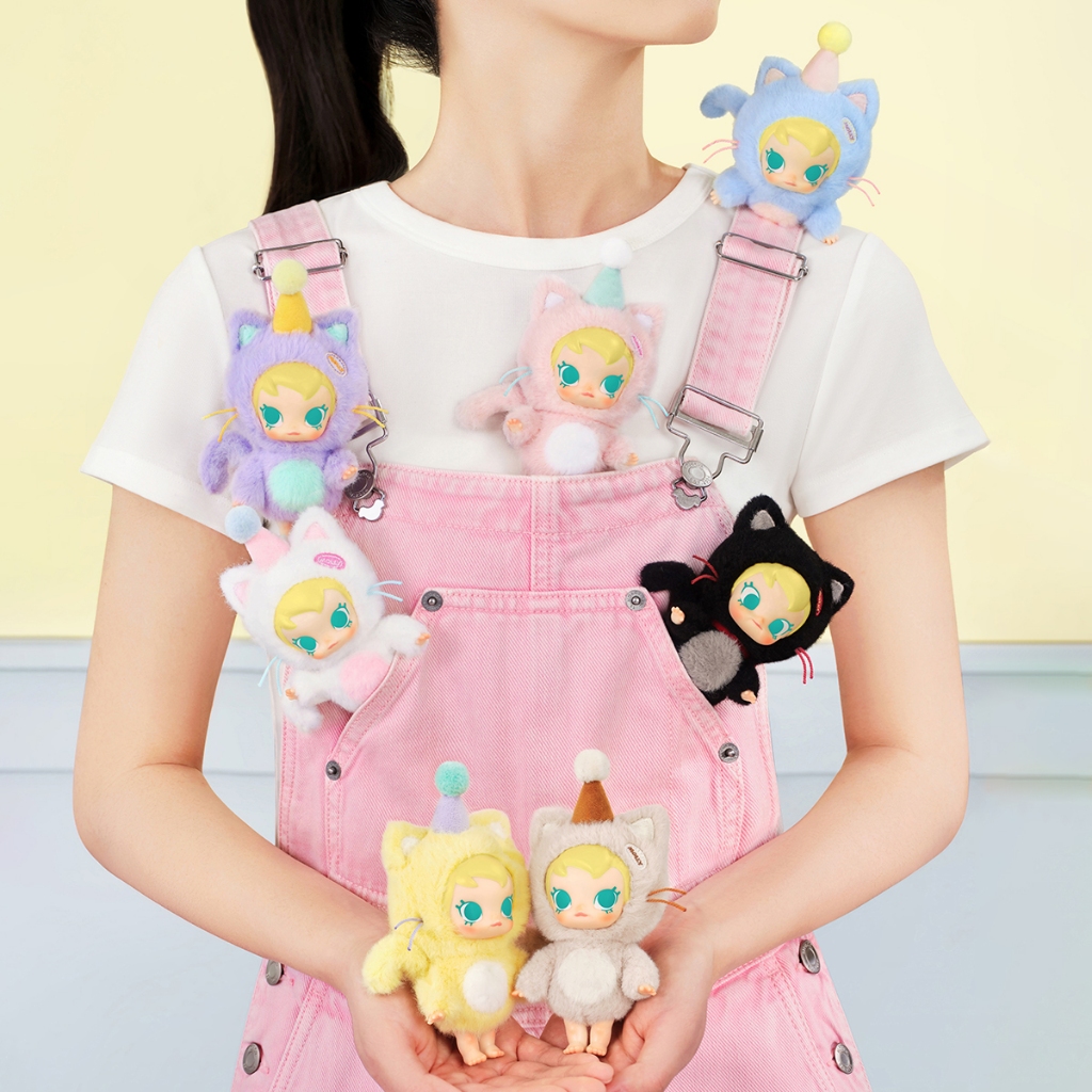 POP MART Baby Molly Pocket Friends Series-Vinyl Plush Pendant