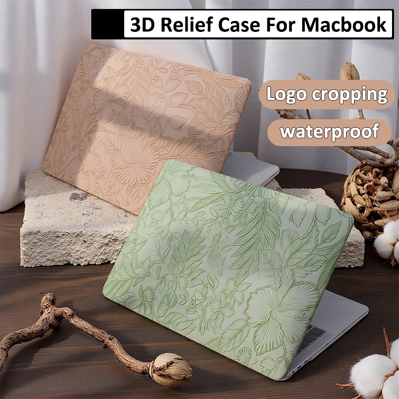 3D embossing case for Macbook Air M5 M4 A3448 A3240 Air 15 M2 A2941 ...