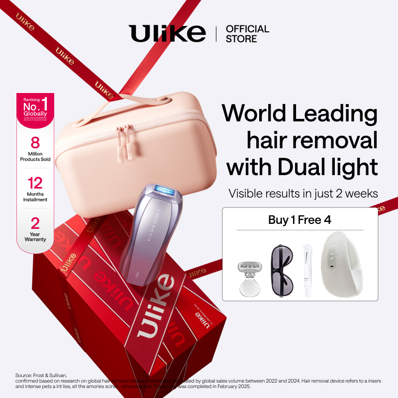 Ulike Air 10 Pro Ice Cooling IPL Hair Removal Device with Dual