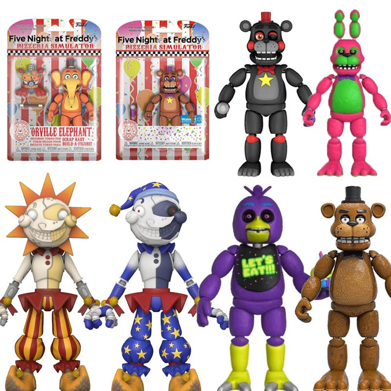 Funko Pop Five Night's At Freddy Sun Moon Fnaf Foxy Freddy Bonnie