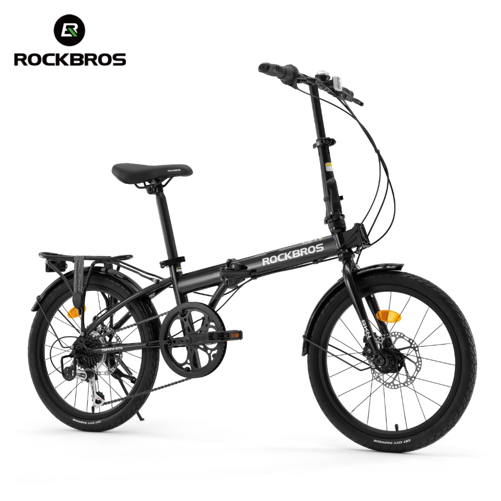 【SG Delivery】ROCKBROS 20-inch Foldable Bike Shimano 7-Speed Disc Brake ...