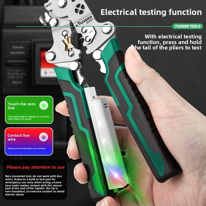 Foldable wire stripper, pulley design multi-function electrician wire ...