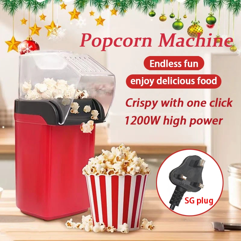 1200W Mini Portable Popcorn Maker Electric Hot Air Popcorn Machine ...