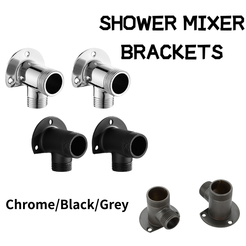 Shower Mixer Bracket Exposed Piping Back Plate Elbow Bracket PlumbMart ...