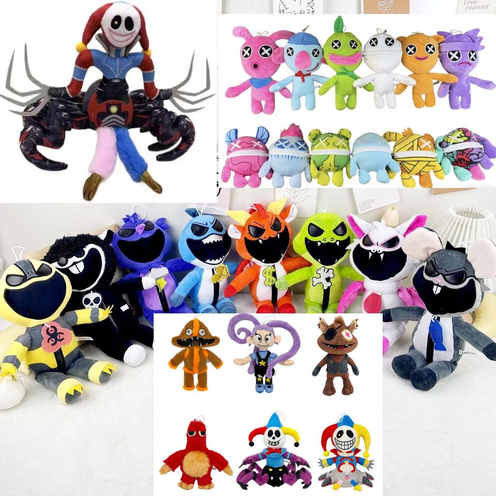 Poppy Playtime Chapter 5 plush toy 1006 Prototype Lily Lovebraids Chum ...