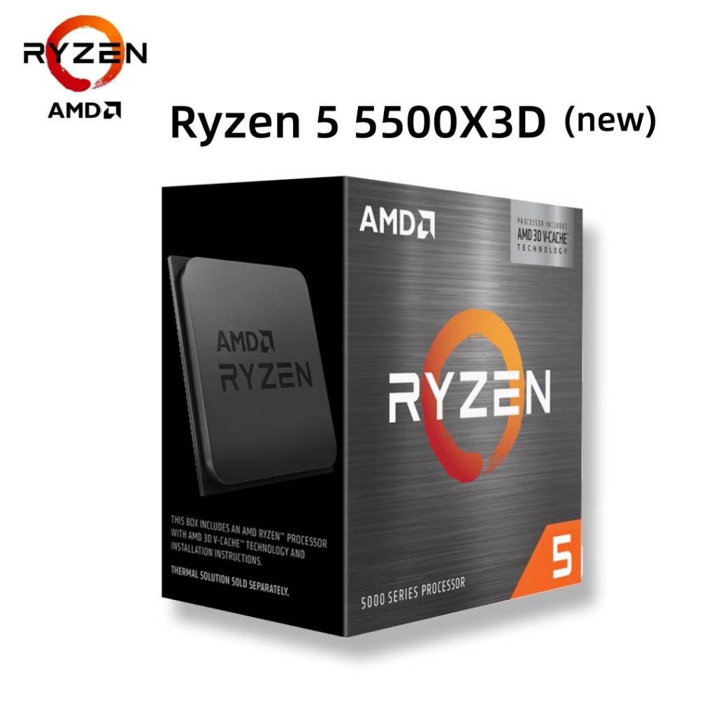 AMD Ryzen 5 5500X3D 3GHz 6-Core 12-Thread Socket AM4 Gaming