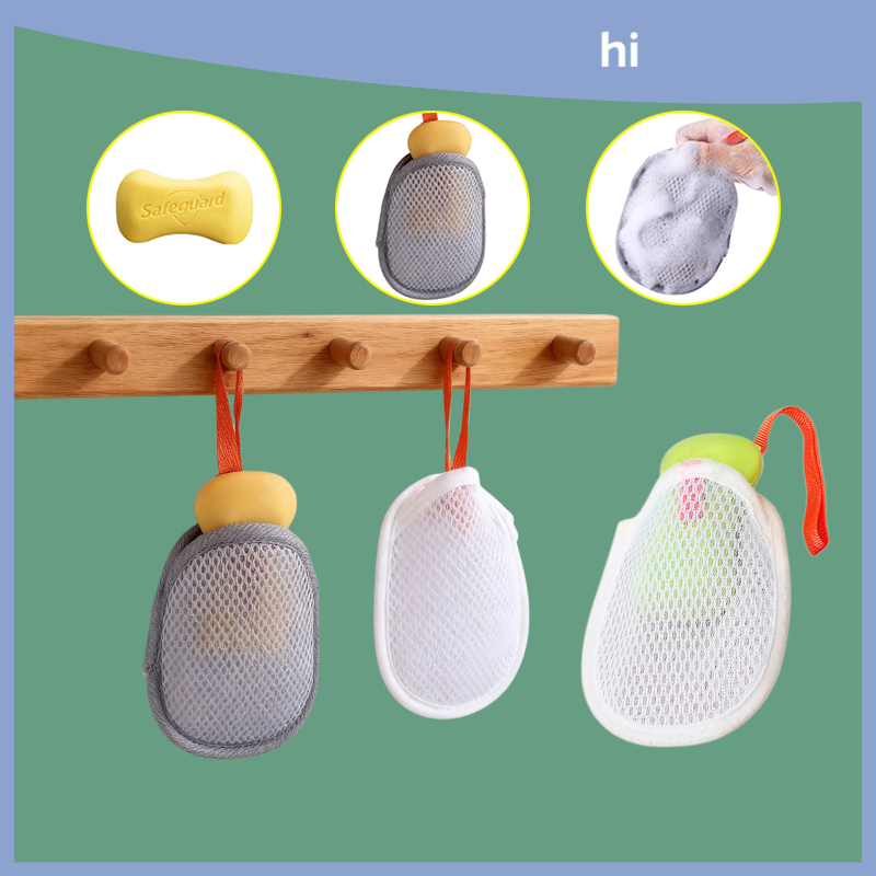 HI HOMES High Quality Soap Foaming Net Handmade Soap Mesh Bag Facial ...