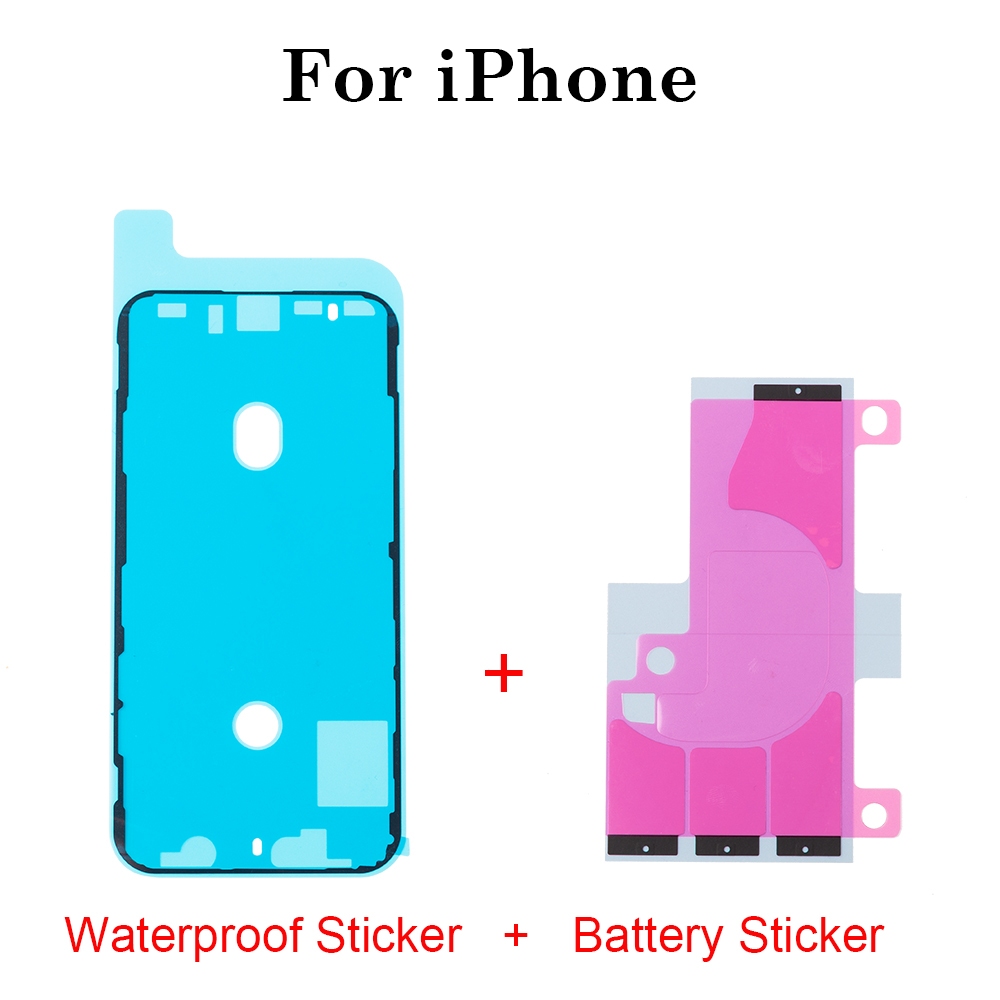 1set Waterproof Frame Sticker Battery Cover Housing Adhesive for iPhone ...