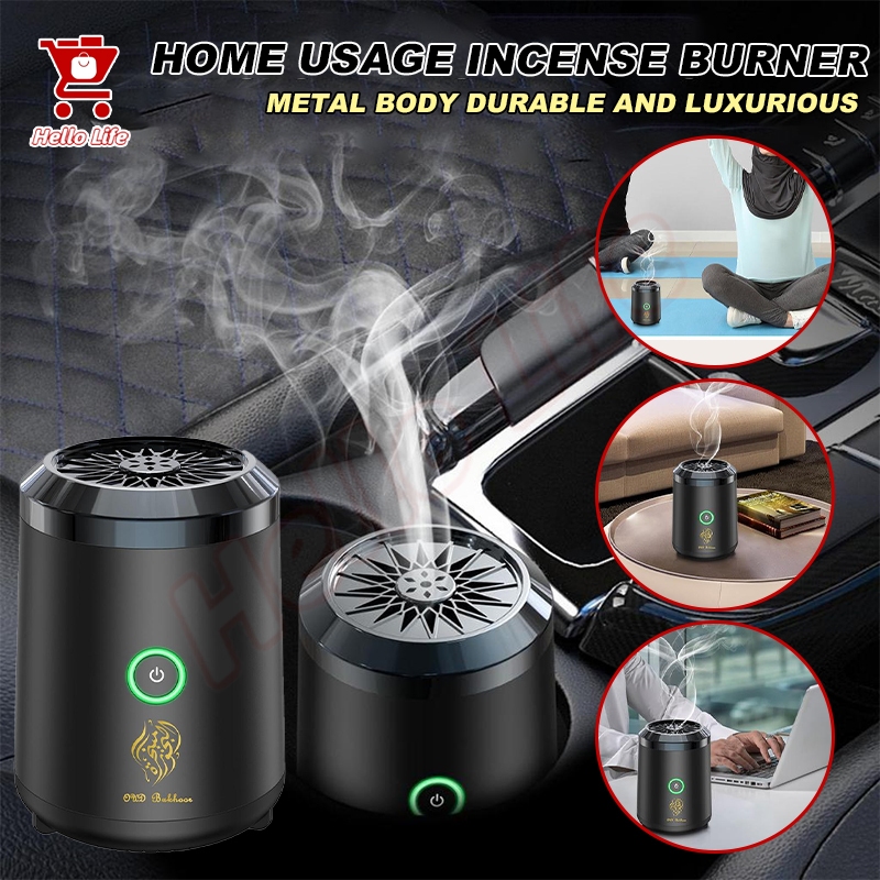 【SG】 Portable Electric Incense Burner Ceramic Chamber aromatherapy ...
