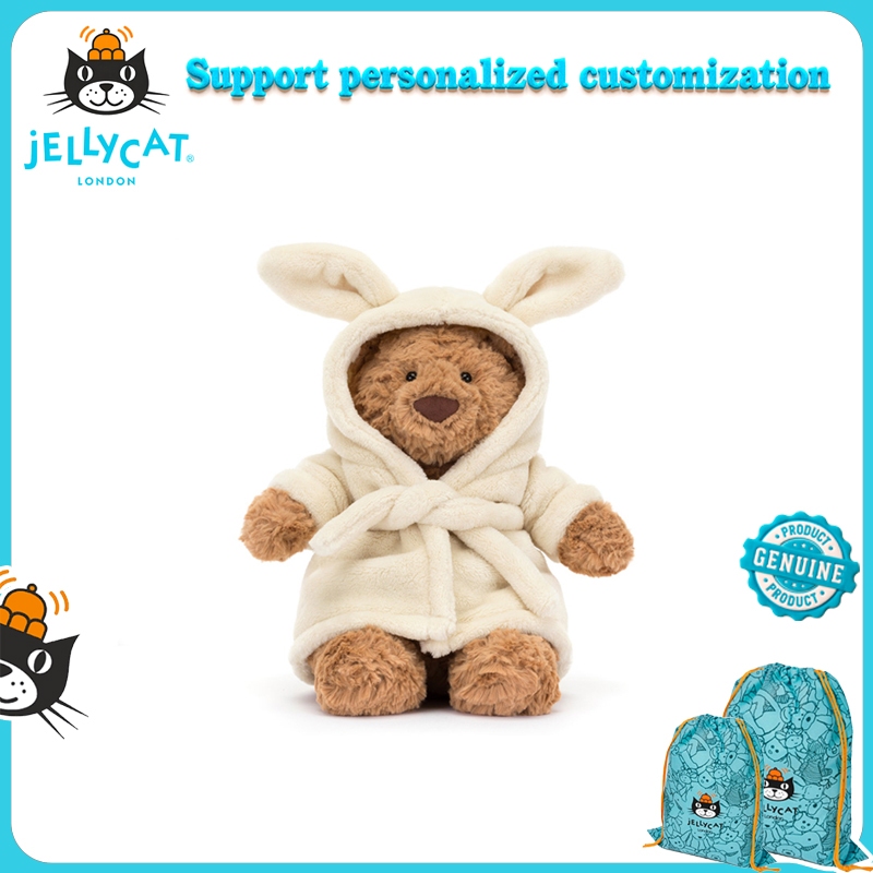 Jellycat Bartholomew Bear With Removable Bathrobe Outfit