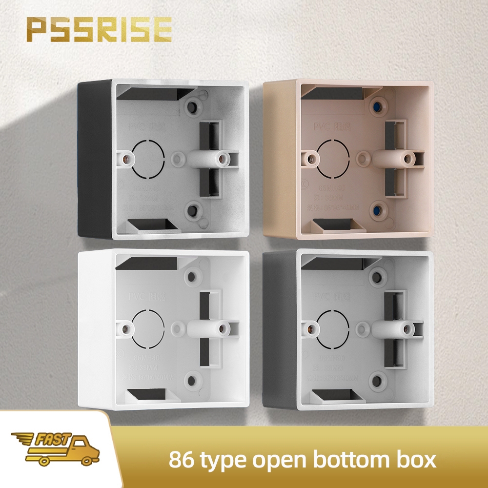 PSSRISE installation junction box wall mounted box 86*86mm/146mm * 86mm ...