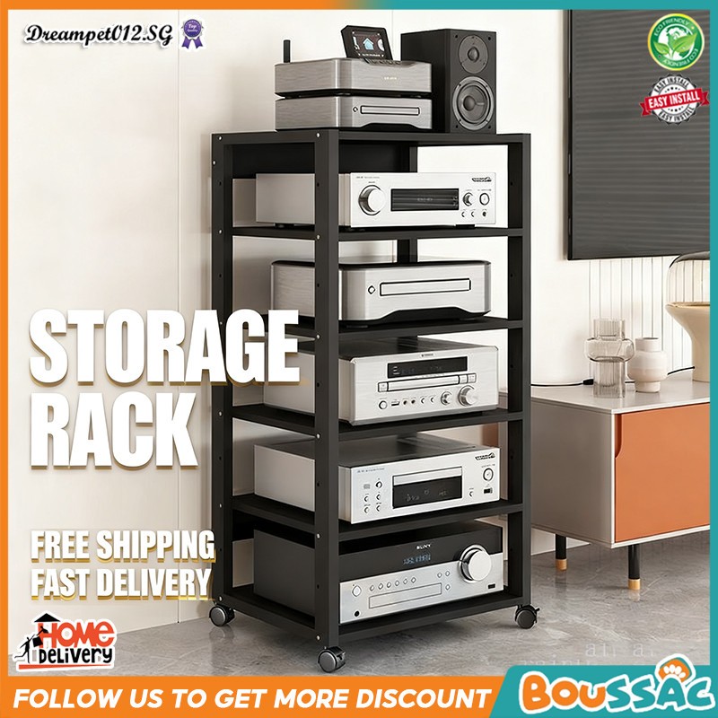 BOUSSAC Mobile Home Amplifier Rack Speaker Cabinet Mixing Console ...