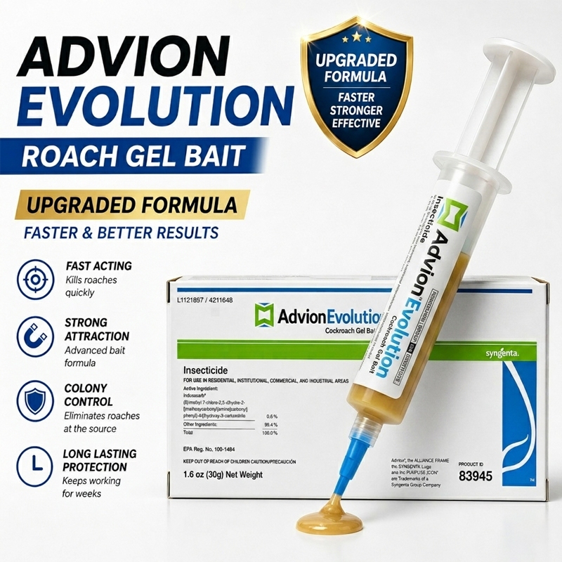 Advion Evolution Cockroach Gel Bait | Upgraded Formula | Fast Acting ...